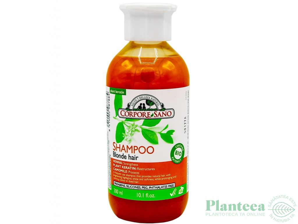 Sampon henna par blond 300ml - CORPORE SANO