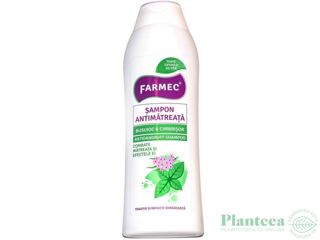 Sampon antimatreata busuioc cimbrisor 400ml - FARMEC