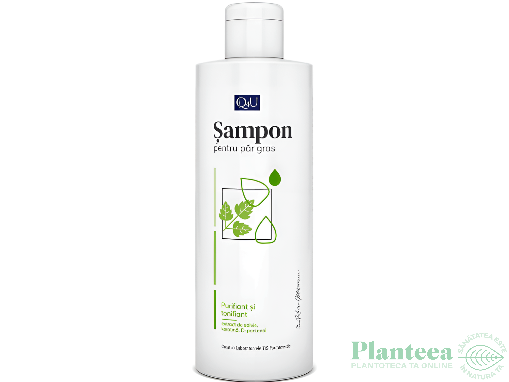 Sampon purifiant tonifiant par gras Q4U 250ml - TIS