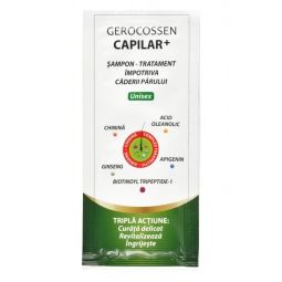 Sampon tratament imp caderii parului unisex Capilar+ plic 15ml - GEROCOSSEN