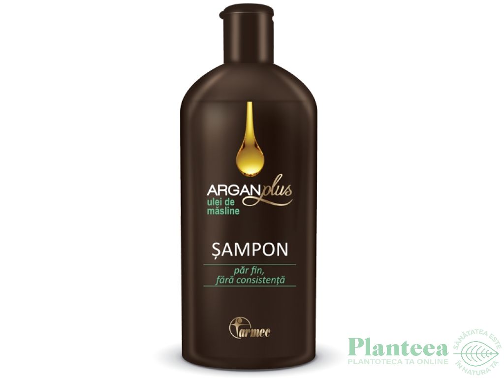 Sampon ulei masline par fin fara consistenta 250ml - ARGAN PLUS