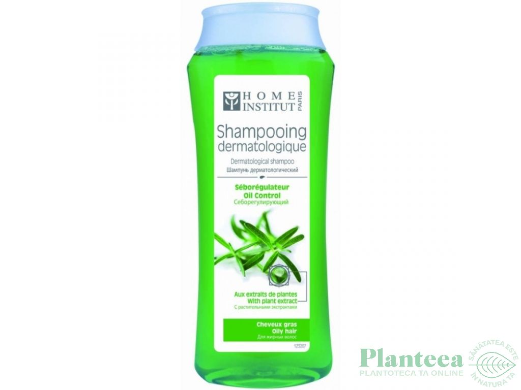 Sampon dermatologic par gras plante 250ml - HOME INSTITUT