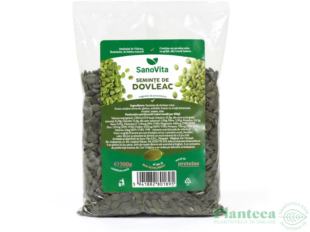 Seminte dovleac 500g - SANOVITA