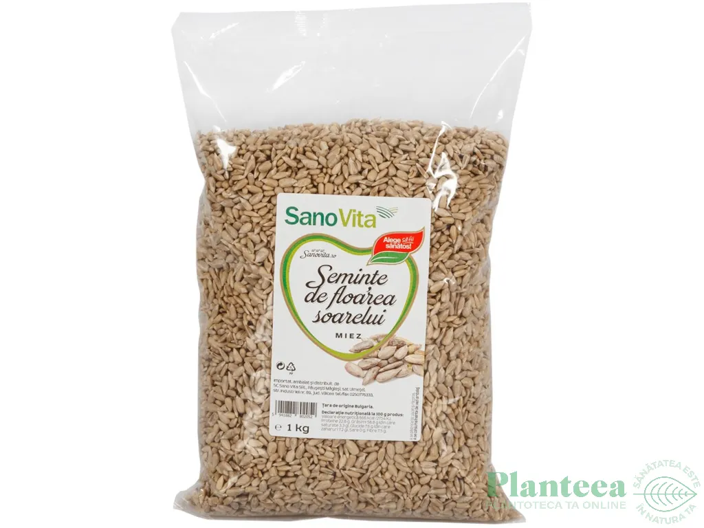 Seminte fl soarelui 1kg - SANOVITA