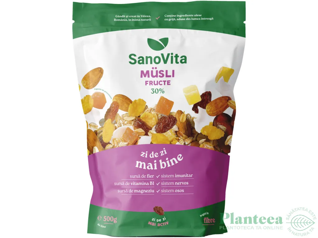 Musli fructe clasic 500g - SANOVITA
