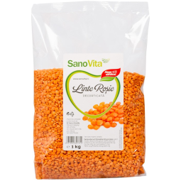 Linte rosie boabe 1kg - SANOVITA