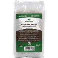 Sare mare grunjoasa iodata 1kg - SANOVITA