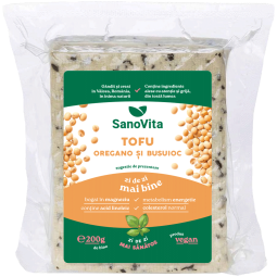 Tofu plus busuioc oregano 200g - SANOVITA