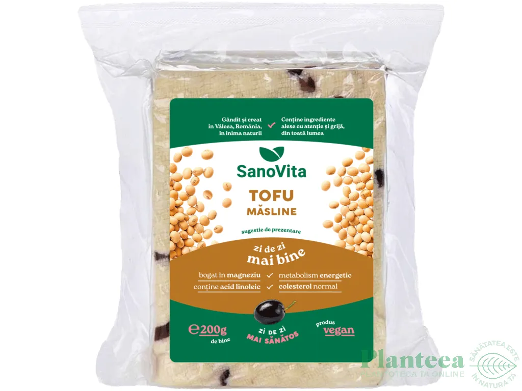 Tofu plus masline 200g - SANOVITA