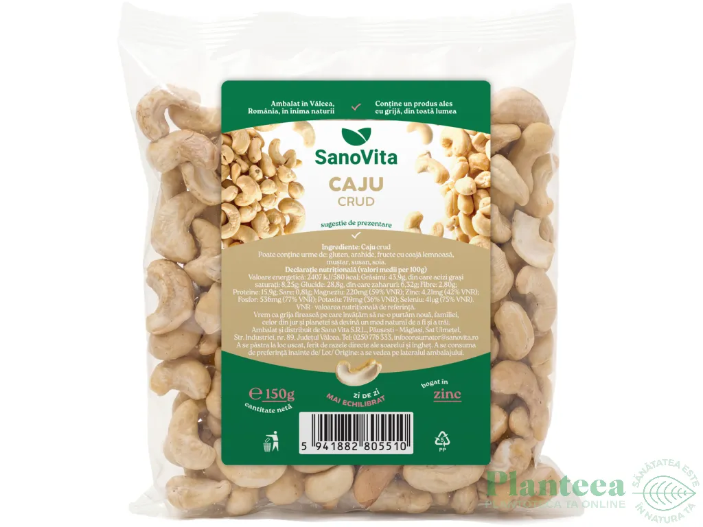 Caju crud 150g - SANOVITA