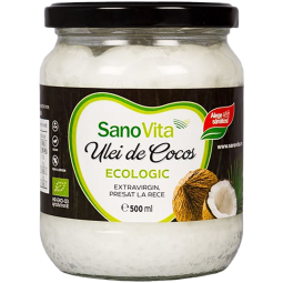 Ulei cocos extravirgin eco 500ml - SANOVITA