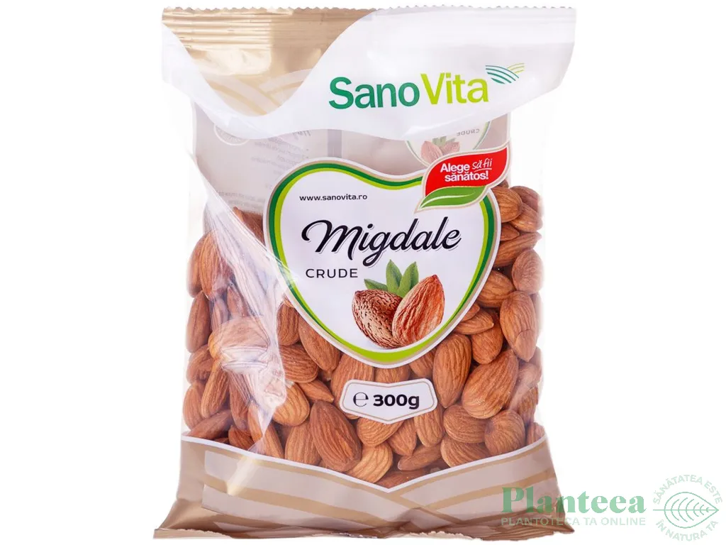 Migdale crude necojite 300g - SANOVITA