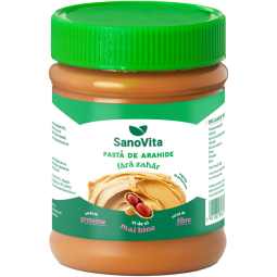 Unt arahide cremos fara zahar 375g - SANOVITA
