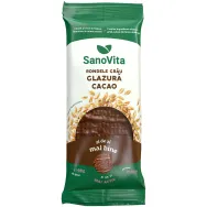 Rondele expandate grau glazura cacao 66g - SANOVITA