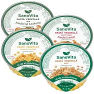 Kit Pate vegetal 4sortimente 4x100g - SANOVITA