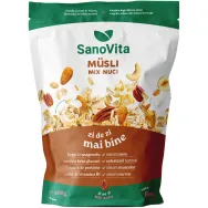 Musli cereale mix nuci 400g - SANOVITA