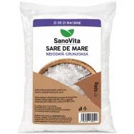 Sare mare grunjoasa neiodata 500g - SANOVITA