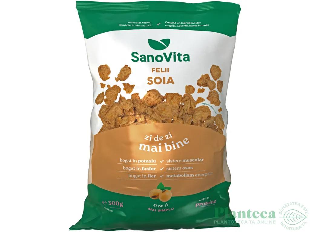 Soia texturata felii 300g - SANOVITA