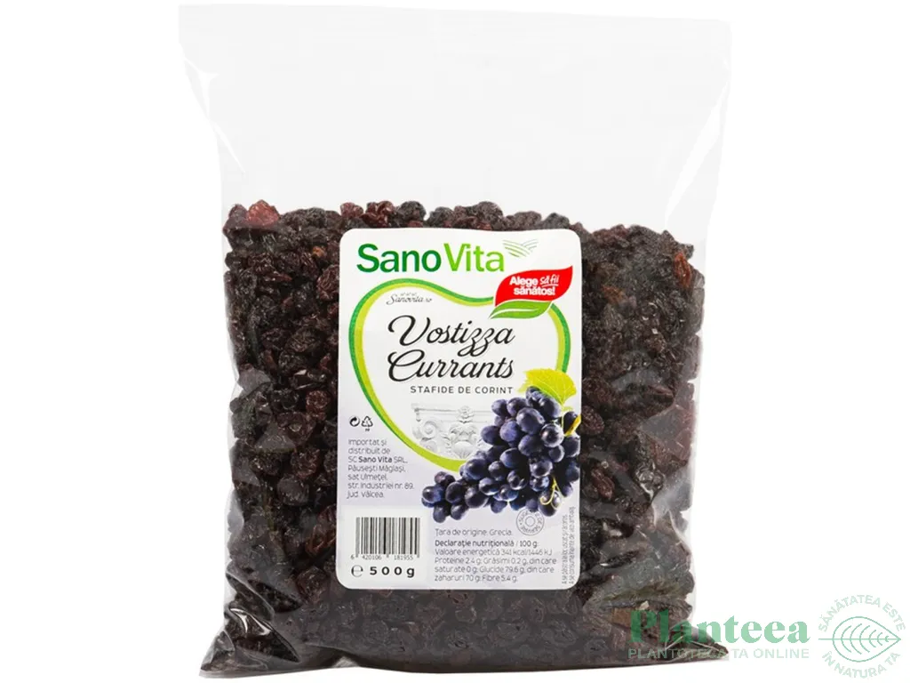 Stafide corint Vostizza 500g - SANOVITA