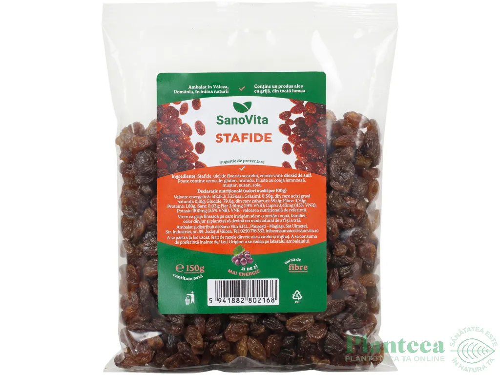 Stafide brune 150g - SANOVITA