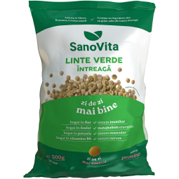 Linte verde boabe 500g - SANOVITA