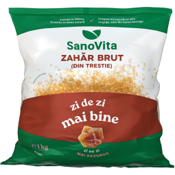 Zahar brut trestie nerafinat 1kg - SANOVITA