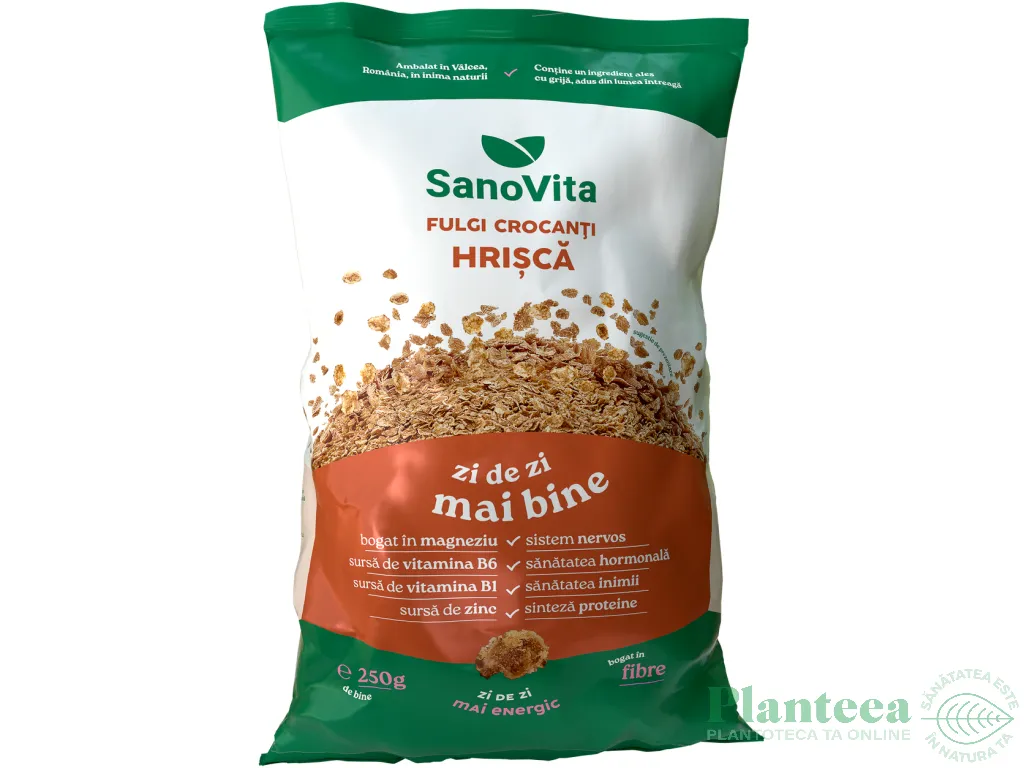 Fulgi hrisca crocanti 250g - SANOVITA