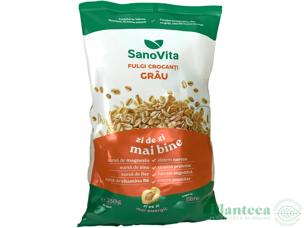 Fulgi grau crispy 250g - SANOVITA