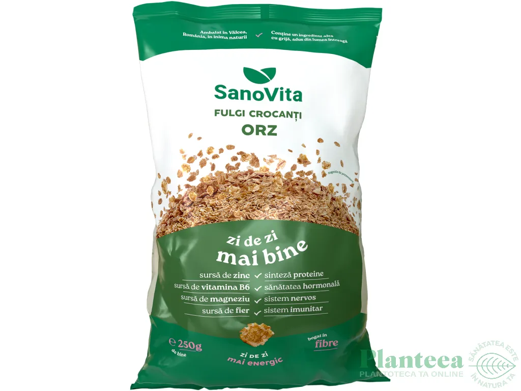 Fulgi orz crocanti 250g - SANOVITA