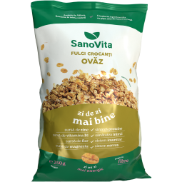 Fulgi ovaz crispy 250g - SANOVITA