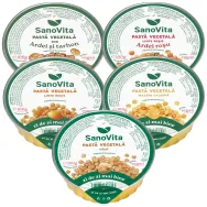 Kit Pate vegetal 5sortimente 5x100g - SANOVITA