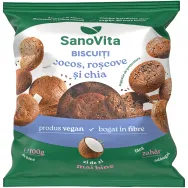 Biscuiti cocos roscove chia 100g - SANOVITA