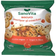 Biscuiti merisor coacaze fara zahar 100g - SANOVITA