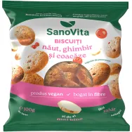 Biscuiti naut ghimbir coacaze fara zahar 100g - SANOVITA