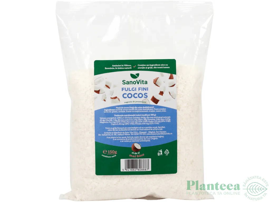 Cocos razuit fin 150g - SANOVITA
