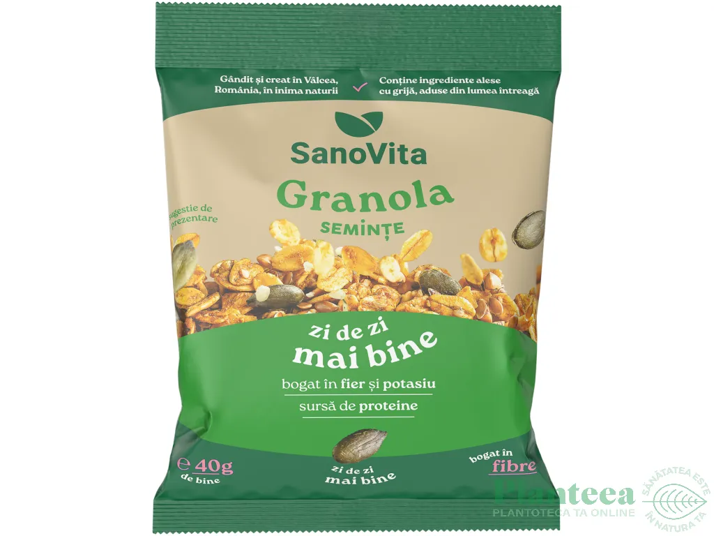 Granola ovaz seminte 40g - SANOVITA