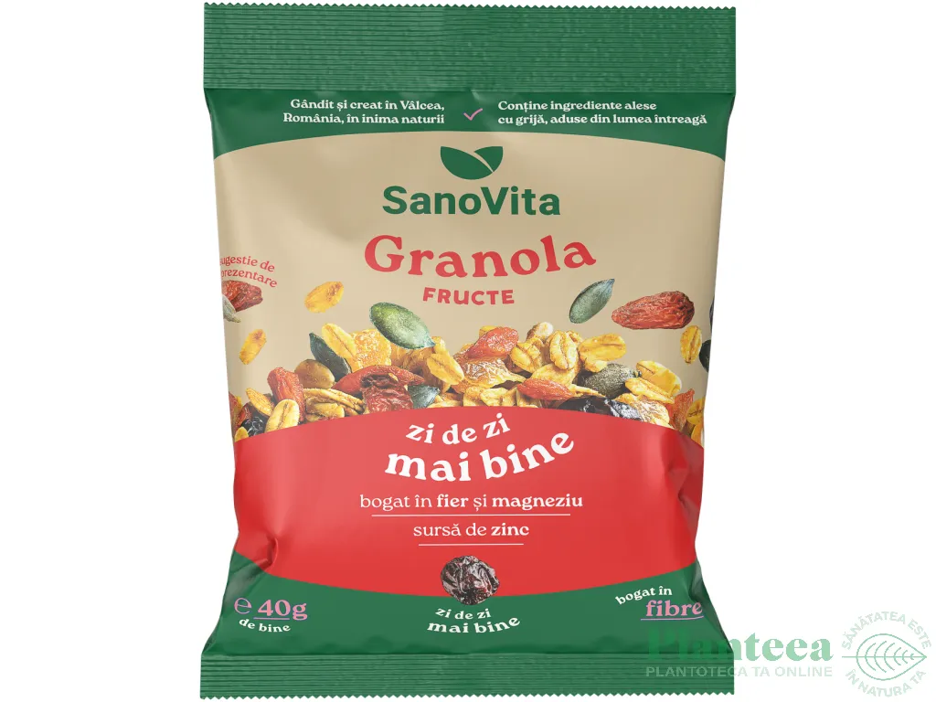 Granola fructe 40g - SANOVITA