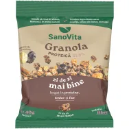 Granola proteica 22,8% ovaz nuci seminte 40g - SANOVITA