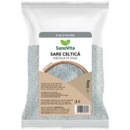 Sare celtica fina neiodata 500g - SANOVITA