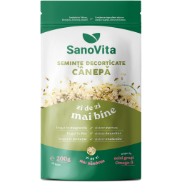 Seminte canepa decorticate 200g - SANOVITA