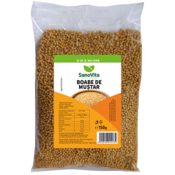 Condiment mustar boabe 150g - SANOVITA