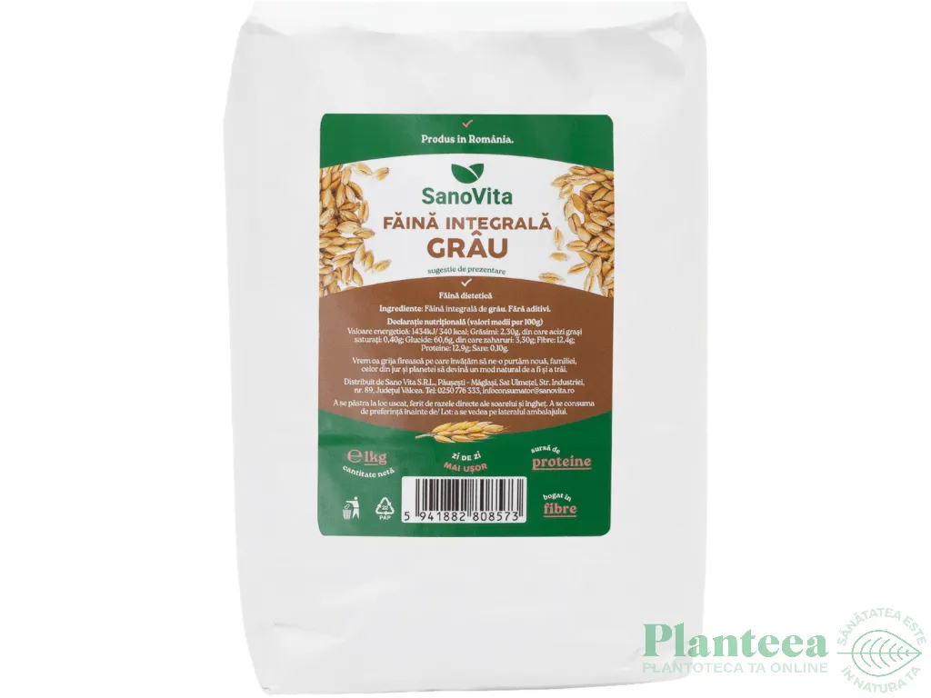 Faina grau integral 1kg - SANOVITA