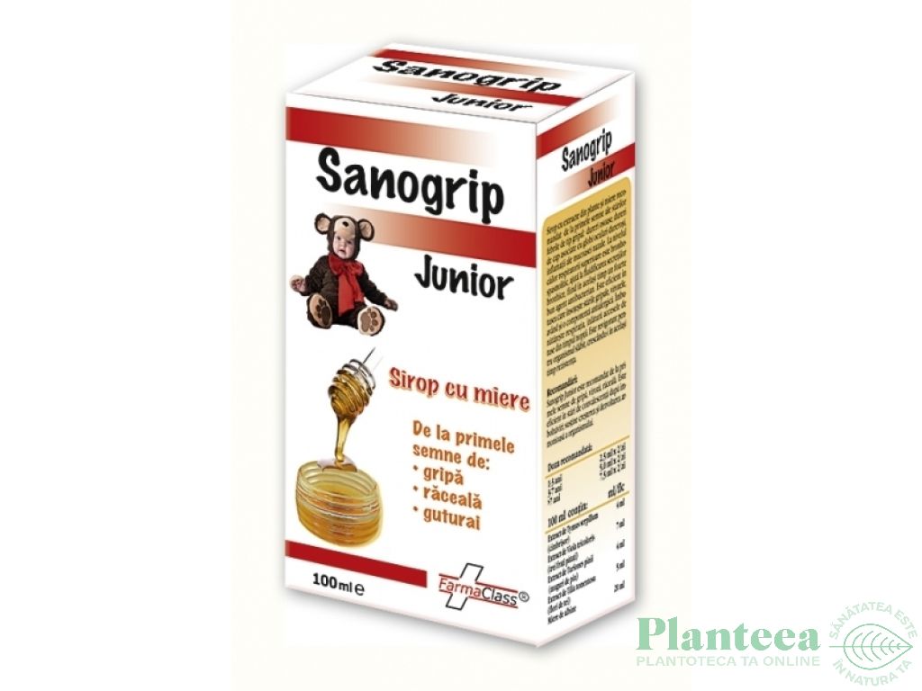 Sirop sanogrip junior 100ml - FARMACLASS