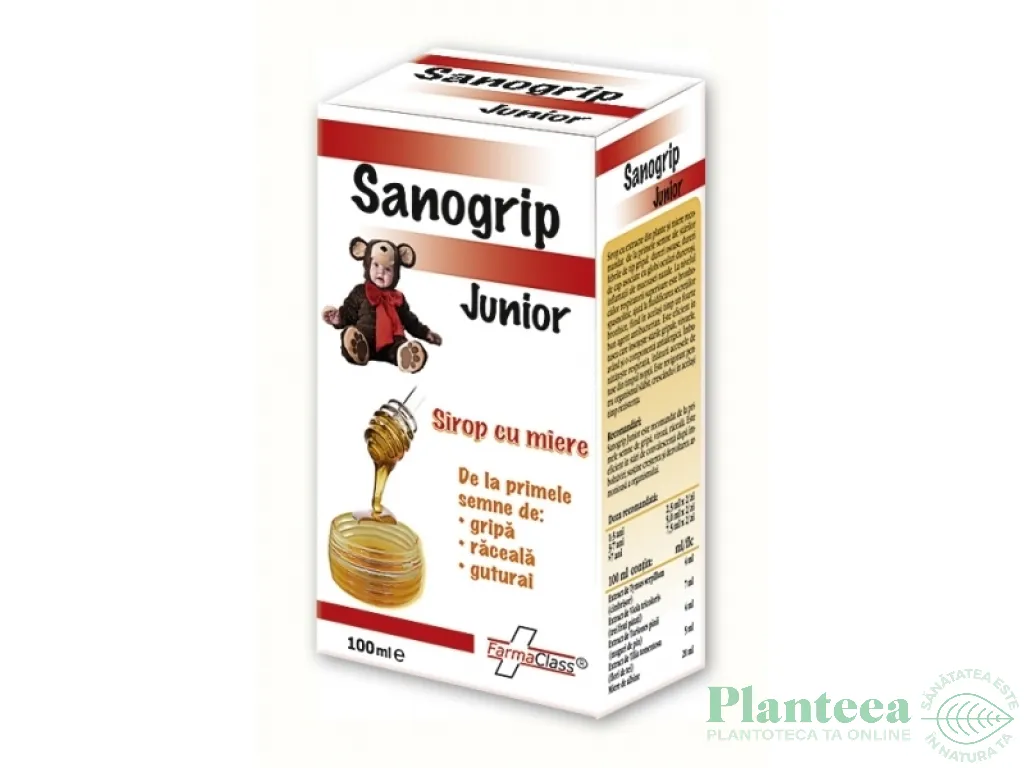 Sirop sanogrip junior 100ml - FARMACLASS