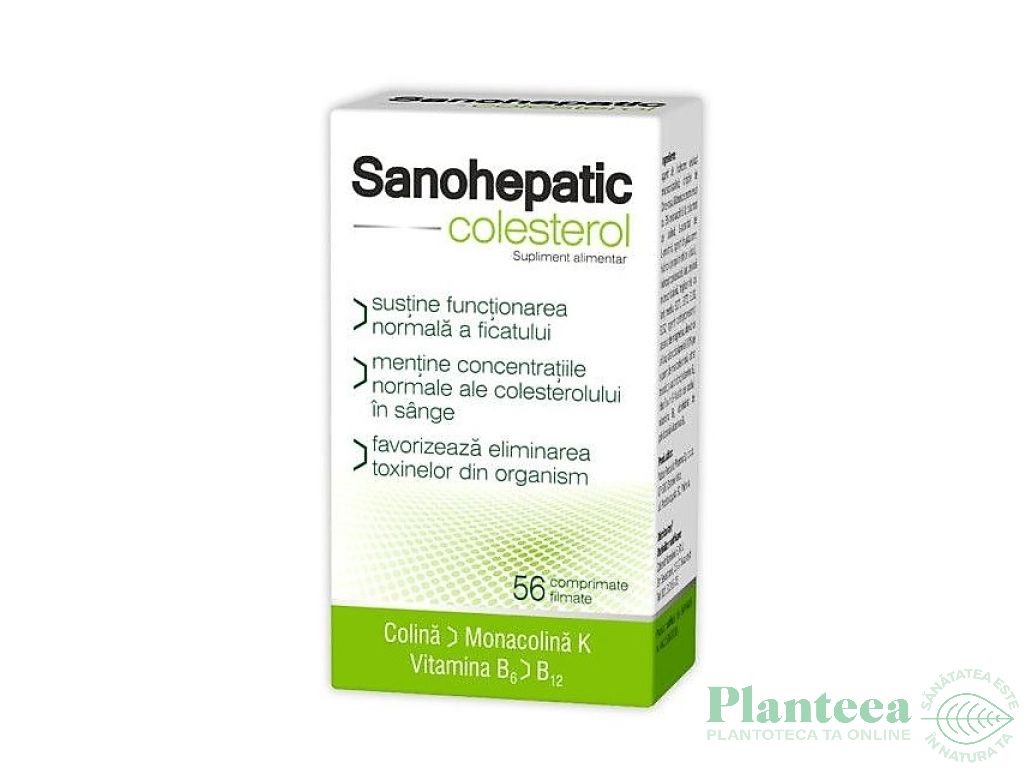 Sanohepatic colesterol 56cps - NATUR PRODUKT
