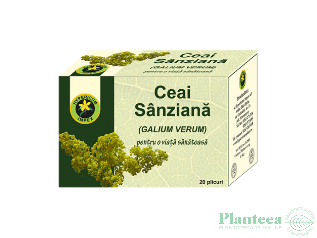 Ceai sanziene 20dz - HYPERICUM PLANT