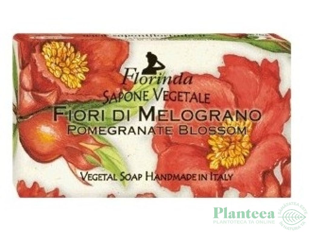 Sapun vegetal Fiori di melograno 100g - FLORINDA