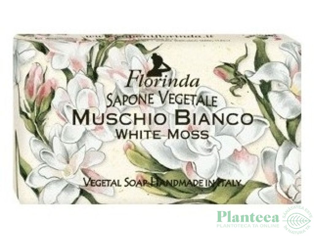 Sapun vegetal Muschio bianco 100g - FLORINDA