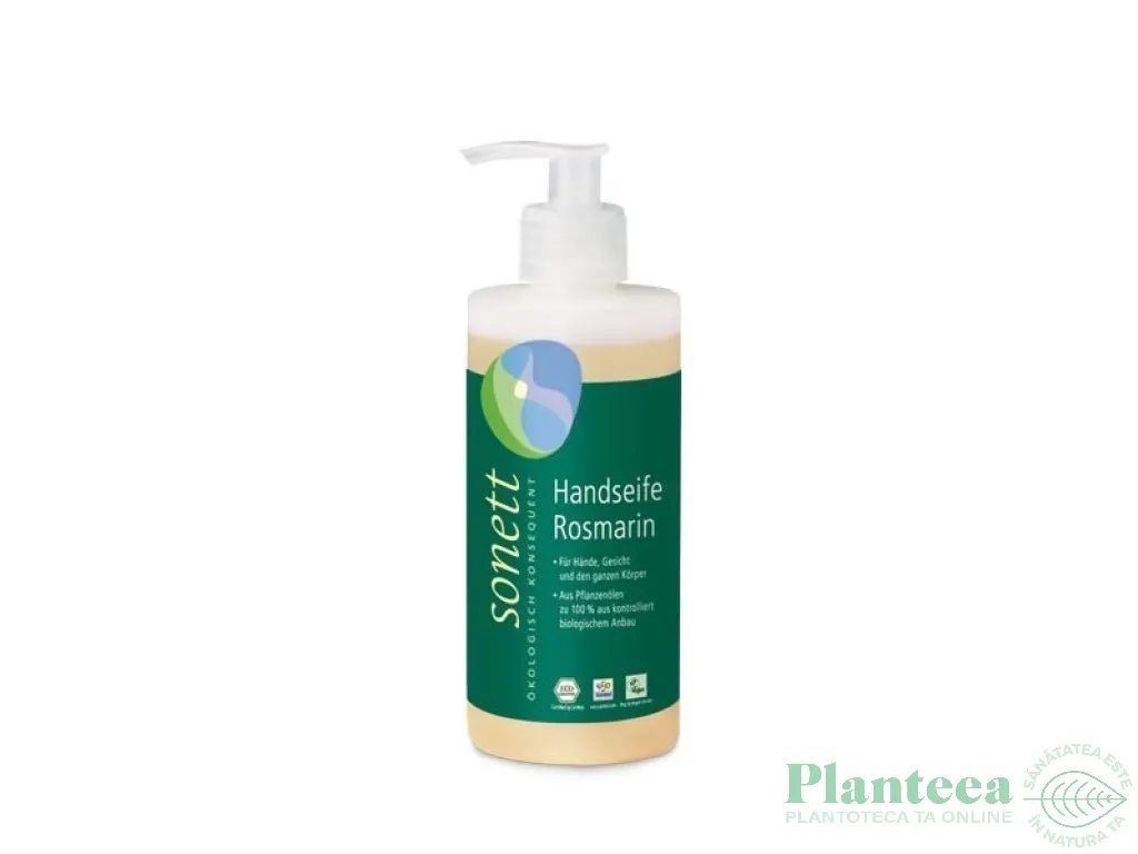 Sapun lichid maini fata corp rozmarin 300ml - SONETT