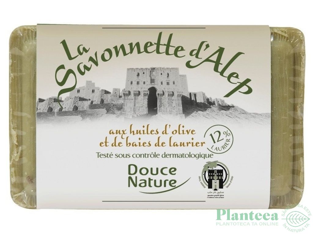 Sapun alep 12% clasic 100g - DOUCE NATURE